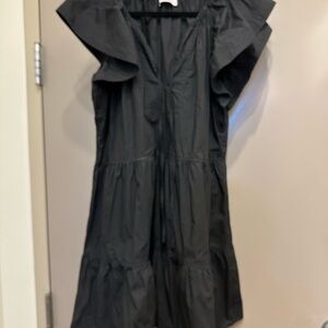 Soho Black Ruffled Sundress